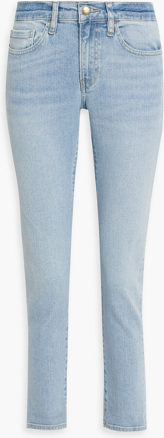 Frame Le Garcon mid-rise skinny jeans