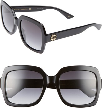 Gucci 54mm Square Sunglasses