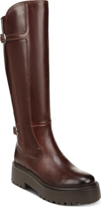 Sam Edelman Wade Ath Leather Boot in Brown