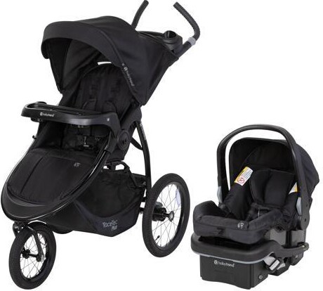 Baby Trend Inc. Baby Trend Expedition Race Tec PLUS Jogger Travel System with EZ-Lift 35 PLUS Infant Car Seat, Ultra Black