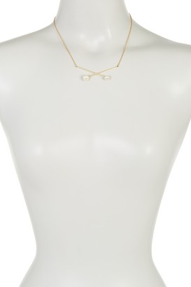 Jules Smith Designs Crisscross Pearl Necklace