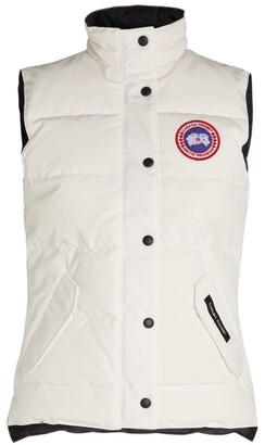 canada goose gilet white