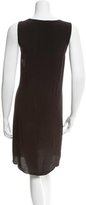 Thumbnail for your product : Veda Leather-Trimmed Shift Dress