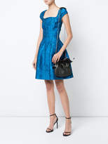 Thumbnail for your product : Laura B light feather trim shoulder bag