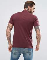 Thumbnail for your product : Farah Chelsea Slim Fit Jacquard Polo Shirt in Red