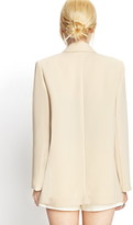 Thumbnail for your product : Forever 21 Open-Front Boyfriend Blazer