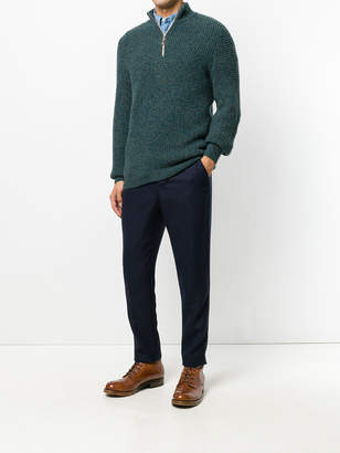 N.Peal waffle knit cashmere jumper