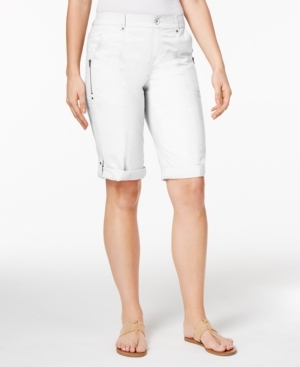 Style&Co. Style & Co Style & Co Petite Cuffed Bermuda Shorts, Created for Macy's