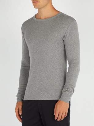 Schiesser Long-sleeved Cotton-jersey Pyjama Top - Mens - Grey