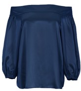 Thumbnail for your product : Tibi Satin Off-the-Shoulder Top