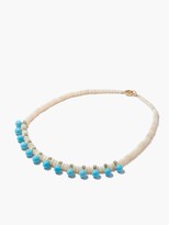 Thumbnail for your product : Irene Neuwirth Diamond, Opal, Turquoise & 18kt Gold Necklace - Blue Multi