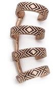 Thumbnail for your product : House Of Harlow Engraved 4 Ring Ear Cuff