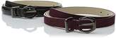 Thumbnail for your product : Steve Madden Women's Glazed and Faux Suede Two-For-One Belt