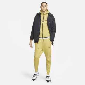 yellow tech fleece nike