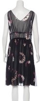 Thumbnail for your product : Nina Ricci Floral Print Tiered Dress