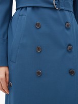 Thumbnail for your product : Chloé Belted Stretch-twill Trench Coat - Blue