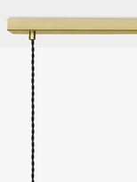 Thumbnail for your product : John Lewis & Partners 3 Glass Pendant Diner Ceiling Light, Clear/Brass