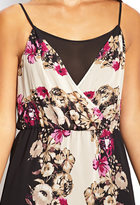 Thumbnail for your product : Forever 21 Drapey Floral Surplice Dress