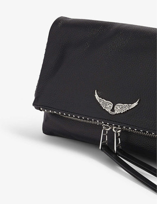 Zadig & Voltaire Rocky leather shoulder bag - ShopStyle