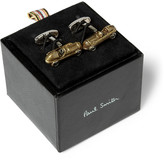Thumbnail for your product : Paul Smith Car Burnished Gold-Tone Cufflinks
