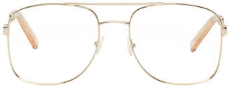 Chloé Gold Aviator Glasses