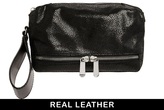 Thumbnail for your product : ASOS Leather Clutch Bag With Wrist Loop