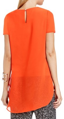 Vince Camuto Women's Shirttail V-Neck Top