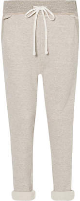 James Perse Cotton-blend Terry Track Pants - Mushroom