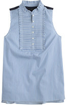 Thumbnail for your product : J.Crew Petite pleated bib top in stripe