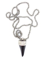 Thumbnail for your product : Frasier Sterling Jewelry Pyrite and water buffalo horn necklace as seen on Ashley Benson
