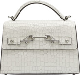 Thumbnail for your product : Rebecca Minkoff Lou Moc-Croc Top-Handle Bag