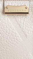 Thumbnail for your product : Burberry The Small Orchard in Embossed Check Leather