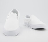 Thumbnail for your product : Vans Vans Classic Slip On Trainers White Mono
