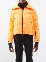 Thumbnail for your product : MONCLER GRENOBLE Cluses High-neck Quilted Down Ski Jacket - Orange