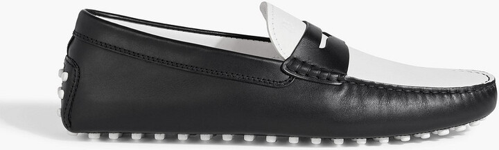 Tod's City Gommino two-tone leather driving shoes