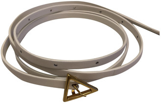 bottega veneta skinny triangle belt