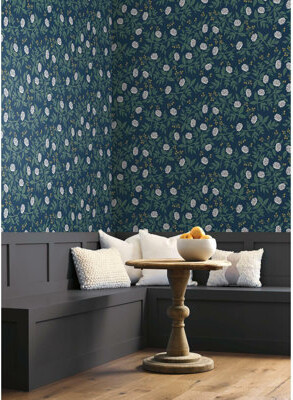 Rifle Paper Co. Peonies 27' x 27" Wallpaper