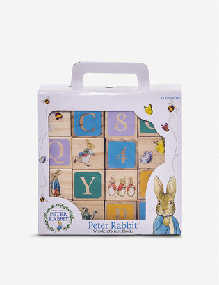 Peter Rabbit wooden block toy set
