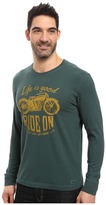 Thumbnail for your product : Life is Good Ride On Motorcycle Long Sleeve Crusher Tee Men's Long Sleeve Pullover
