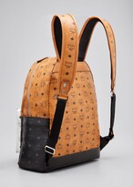 Thumbnail for your product : MCM Men's Mixed Visetos Logo Backpack