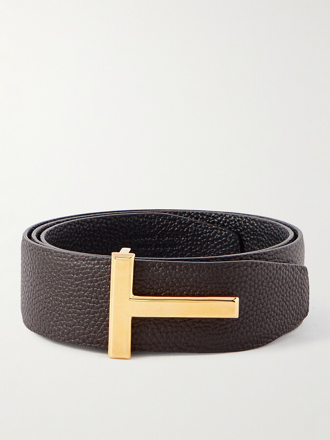Tom Ford 4cm Reversible Full-Grain Leather Belt