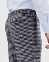 Thumbnail for your product : ASOS DESIGN tapered smart trouser in 100% wool Harris Tweed check