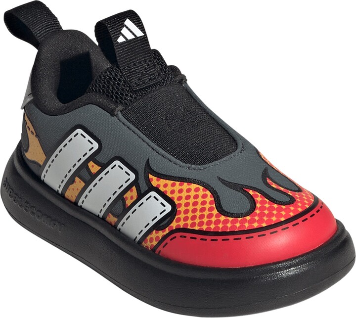 adidas Kids' Bubblecomfy Knit Slip-On Sneaker