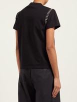 Thumbnail for your product : 6 Moncler Noir Kei Ninomiya - Chain Seams Cotton T-shirt - Black