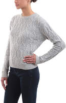 Thumbnail for your product : Line Skylar Braided Stitch Cable Crewneck Sweater