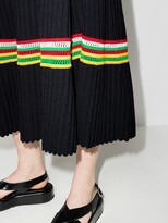 Thumbnail for your product : Wales Bonner Saint Ann ribbed skirt