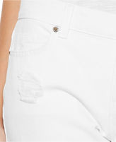 Thumbnail for your product : MICHAEL Michael Kors Straight-Leg Destructed Boyfriend Jeans, White Wash