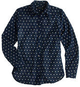 Thumbnail for your product : J.Crew Oversized boy shirt in polka dot