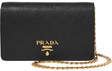 prada texturedleather shoulder bag