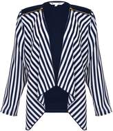 Thumbnail for your product : Yumi Stripe Print Zip Jacket